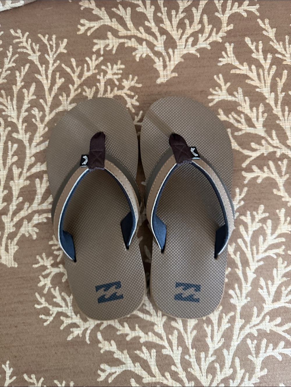 Billabong Brown and Black Kids Flip Flop Sandals